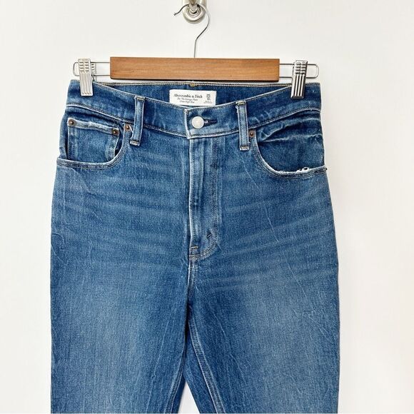 Abercrombie & Fitch 70s Vintage Flare Ultra High Rise Size 25/0 Short - Picture 4 of 8